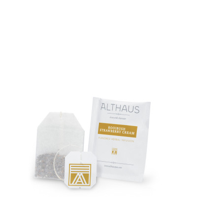 Чай пакетированный Althaus Rooibush Strawberry Cream 20х1,75 г Чай пакетированный Althaus Rooibush Strawberry Cream 20х1,75 г