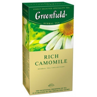 Чай пакетований Greenfield Rich Camomile 25 шт Чай пакетований Greenfield Rich Camomile 25 шт