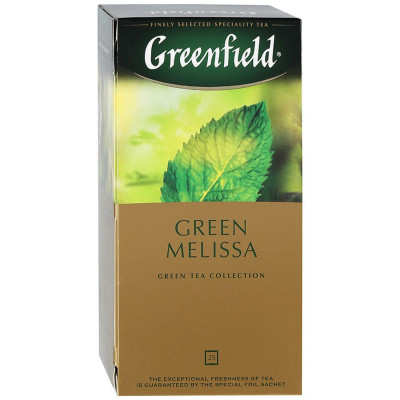 Greenfield green tea Green Melissa 25 tea bags Greenfield green tea Green Melissa 25 tea bags
