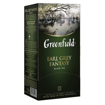 Чай пакетированный Greenfield Earl Grey Fantasy 25 шт Чай пакетированный Greenfield Earl Grey Fantasy 25 шт
