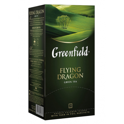 Чай пакетований Greenfield Flying Dragon 25 шт Чай пакетований Greenfield Flying Dragon 25 шт