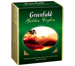 Чай пакетированный Greenfield Golden Ceylon 100 шт