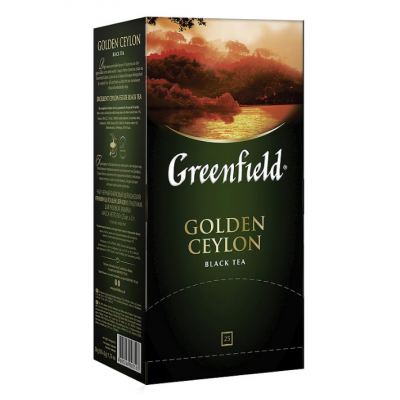 Greenfield black tea Golden Ceylon 25 tea bags Greenfield black tea Golden Ceylon 25 tea bags