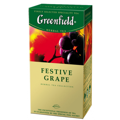 Чай пакетований Greenfield Festive Grape 25 шт Чай пакетований Greenfield Festive Grape 25 шт