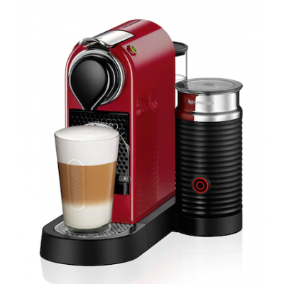 Кофемашина Nespresso Citiz and Milk C123 Cherry Red Кофемашина Nespresso Citiz and Milk C123 Cherry Red