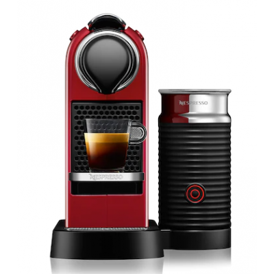 Кофемашина Nespresso Citiz and Milk C123 Cherry Red Кофемашина Nespresso Citiz and Milk C123 Cherry Red