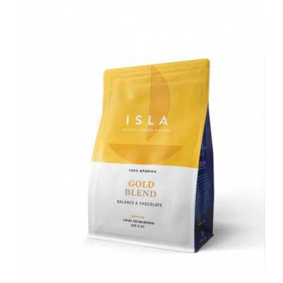 Кава мелена Isla Gold Blend 200 г Кава мелена Isla Gold Blend 200 г