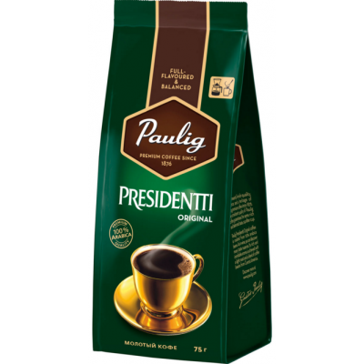 Кава мелена Paulig Presidentti Original 75 г Кава мелена Paulig Presidentti Original 75 г