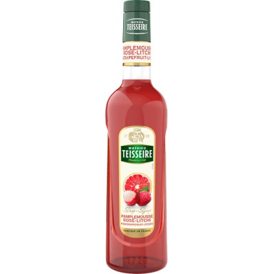 Teisseire Syrup Pink Grapefruit-Lychee 700 ml Teisseire Syrup Pink Grapefruit-Lychee 700 ml
