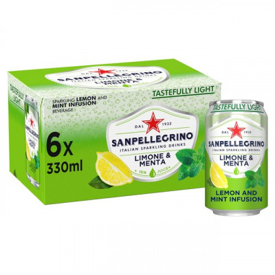 Лимонад Sanpellegrino Limone & Menta 0.33 л Лимонад Sanpellegrino Limone & Menta 0.33 л
