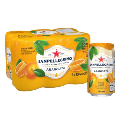 Лимонад Sanpellegrino Aranciata 0.33 л Лимонад Sanpellegrino Aranciata 0.33 л