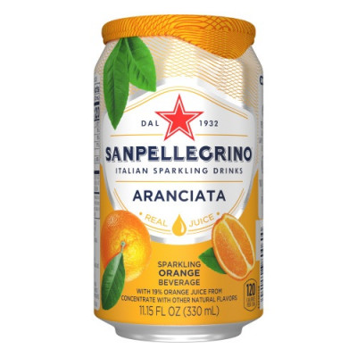 Лимонад Sanpellegrino Aranciata 0.33 л Лимонад Sanpellegrino Aranciata 0.33 л