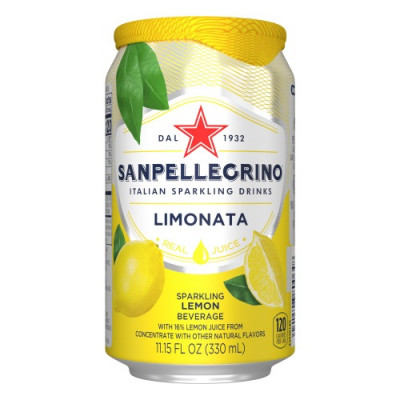 Лимонад Sanpellegrino Limonata 0.33 л Лимонад Sanpellegrino Limonata 0.33 л