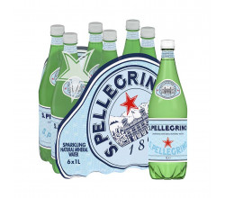 Вода минеральная газированная S.Pellegrino 1 л