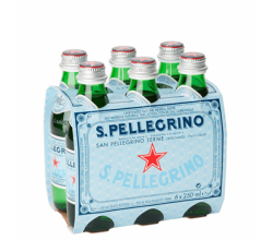 Вода минеральная газированная S.Pellegrino 0,25 л