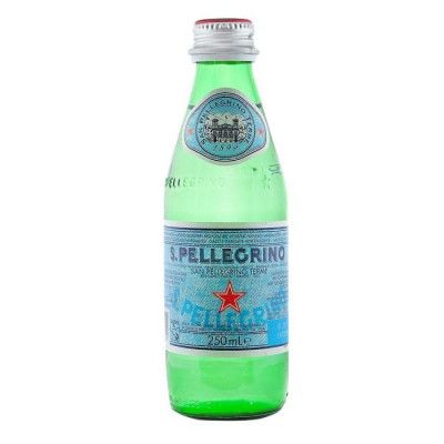 Вода мінеральна газована S.Pellegrino 0,25 л Вода мінеральна газована S.Pellegrino 0,25 л