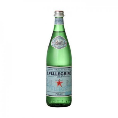 Вода мінеральна газована S.Pellegrino 0,75 л Вода мінеральна газована S.Pellegrino 0,75 л